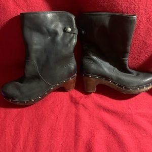 UGG clogs black genuine leather